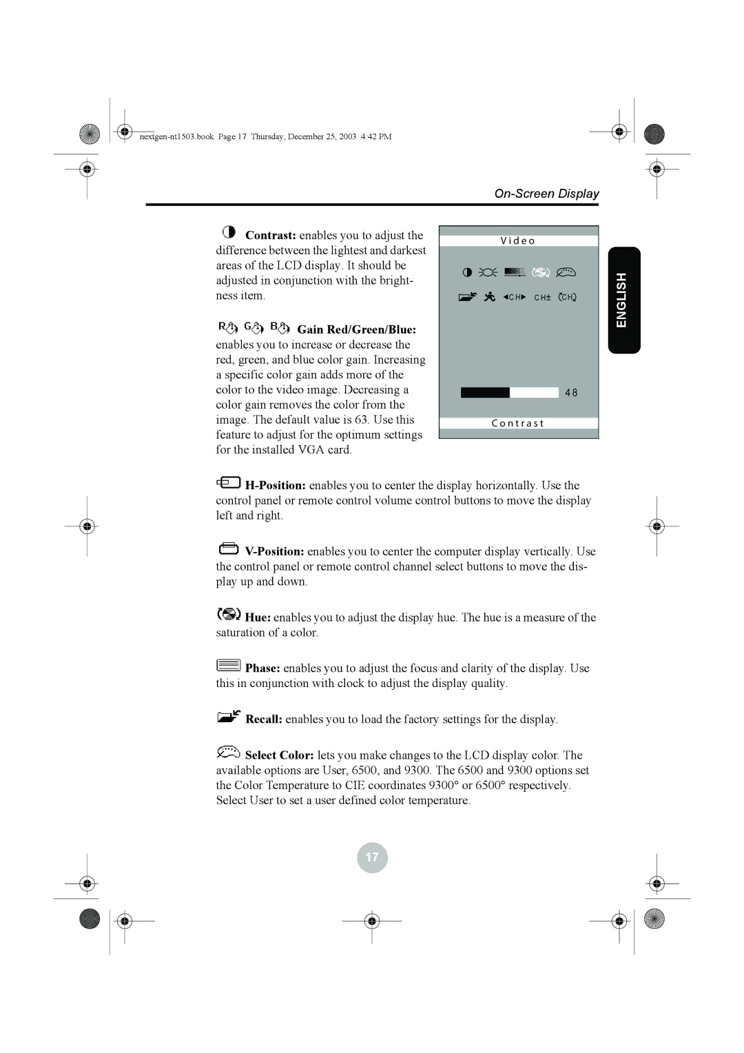 Westinghouse W31501 manual English 