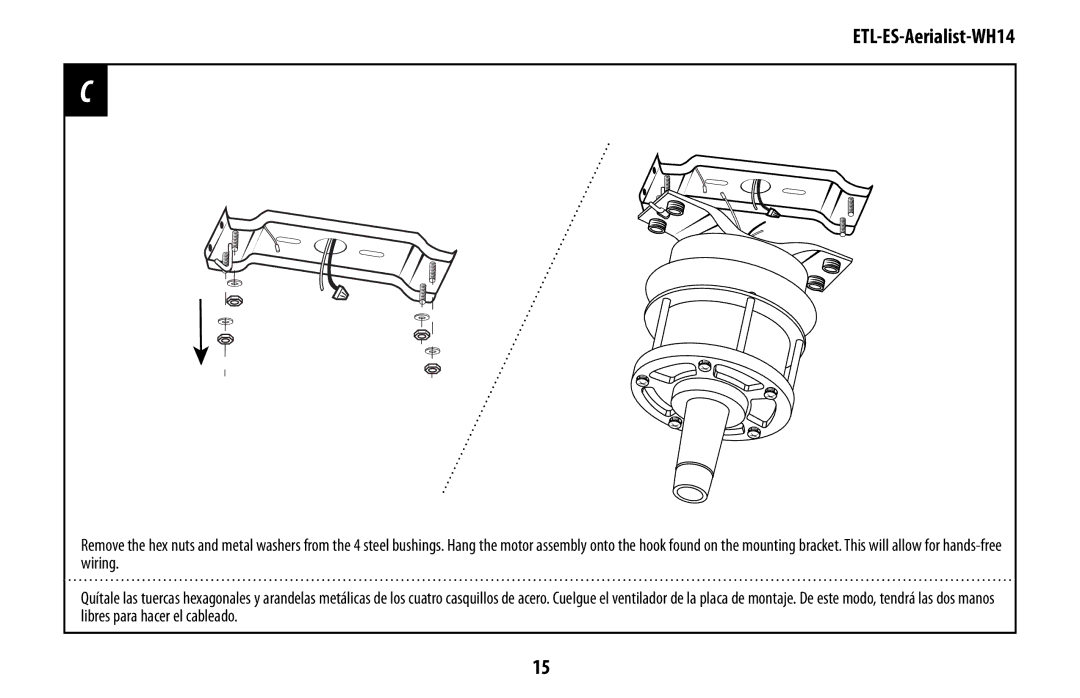 Westinghouse owner manual ETL-ES-Aerialist-WH14 