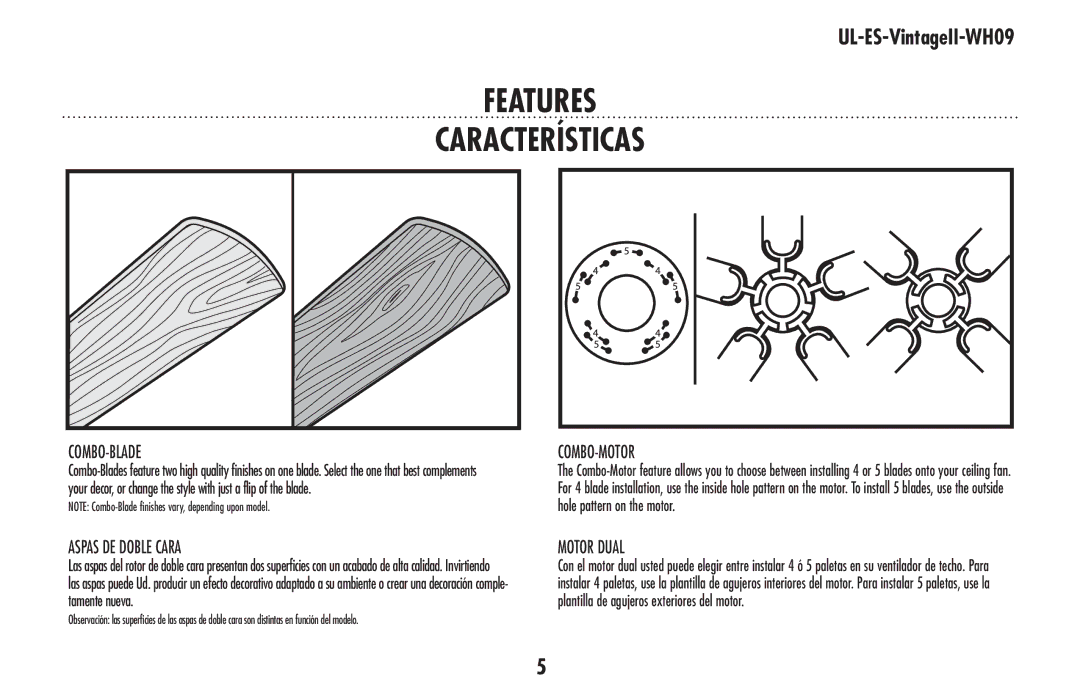 Westinghouse who9 owner manual Características 