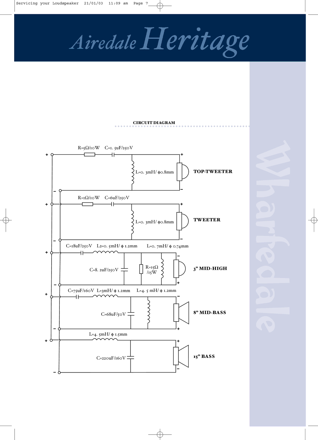 Wharfedale 539, 877 manual Top-Tweeter 