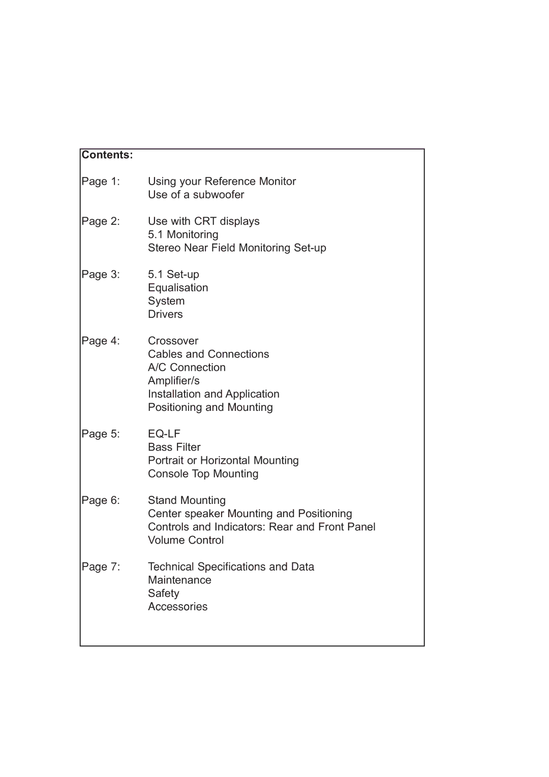 Wharfedale Diamond 8.2 Pro, Diamond 8.1 Pro manual Contents 