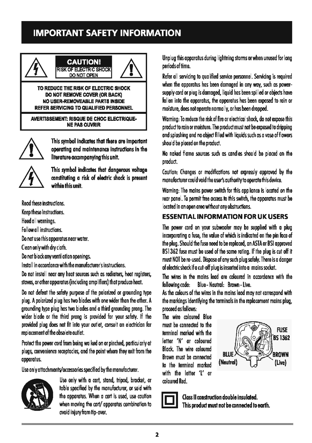 Wharfedale DX-1HCP manual 