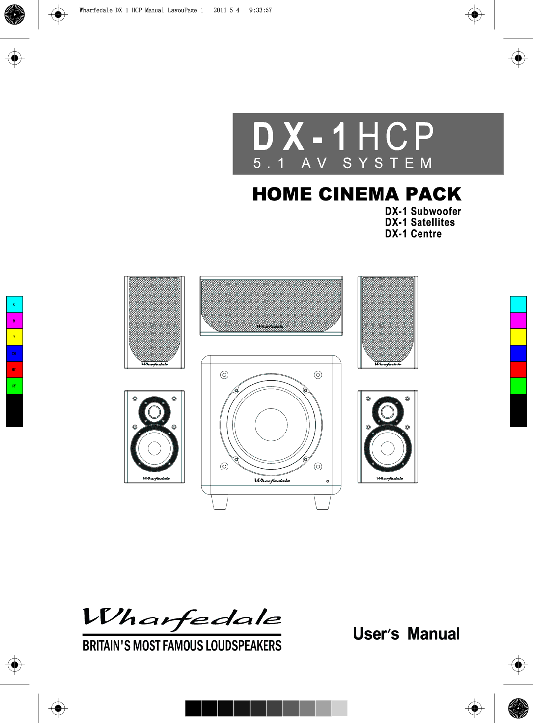 Wharfedale DX-1HCP manual 