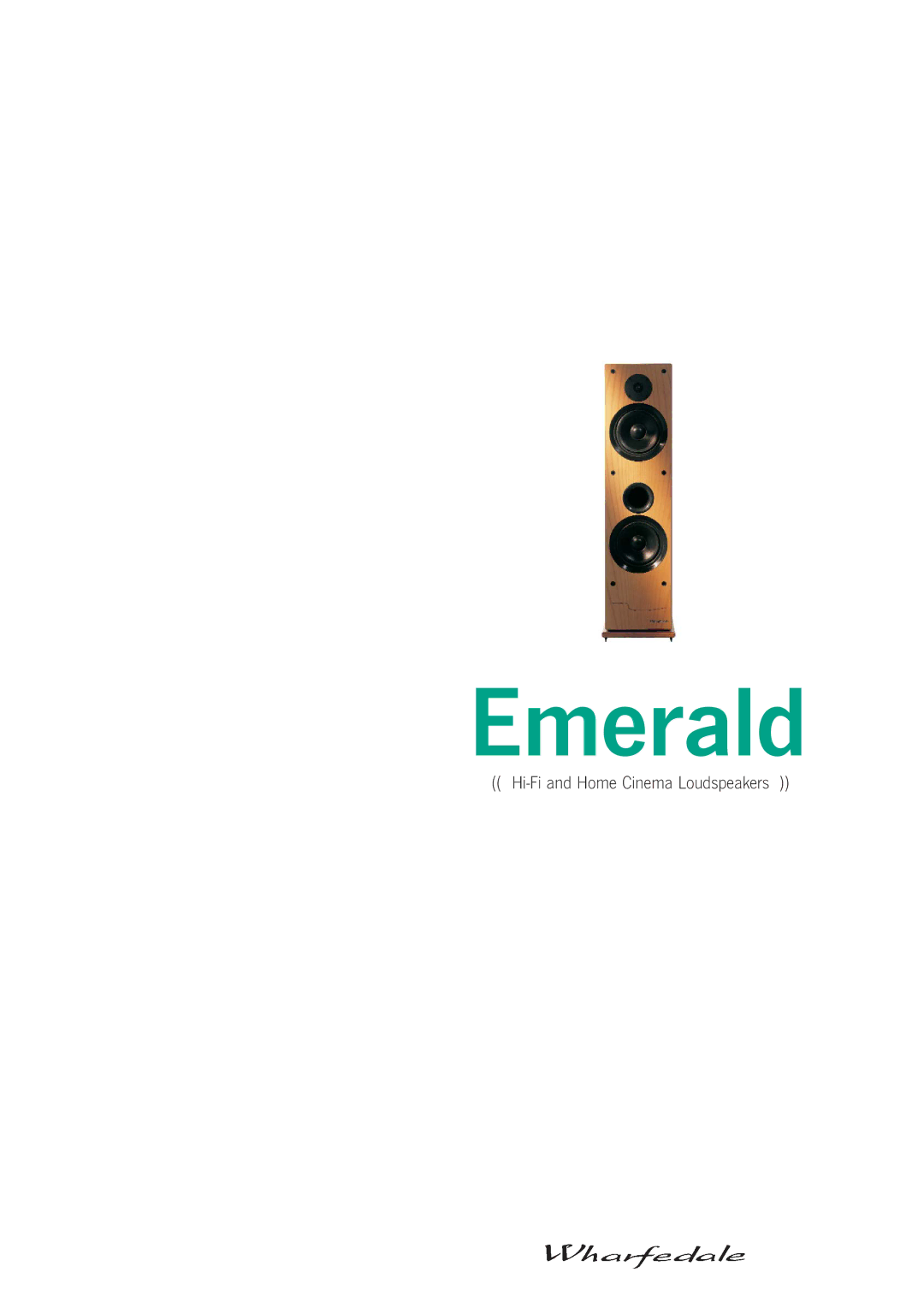 Wharfedale EM-99, EM-93, EM-97 manual Emerald 