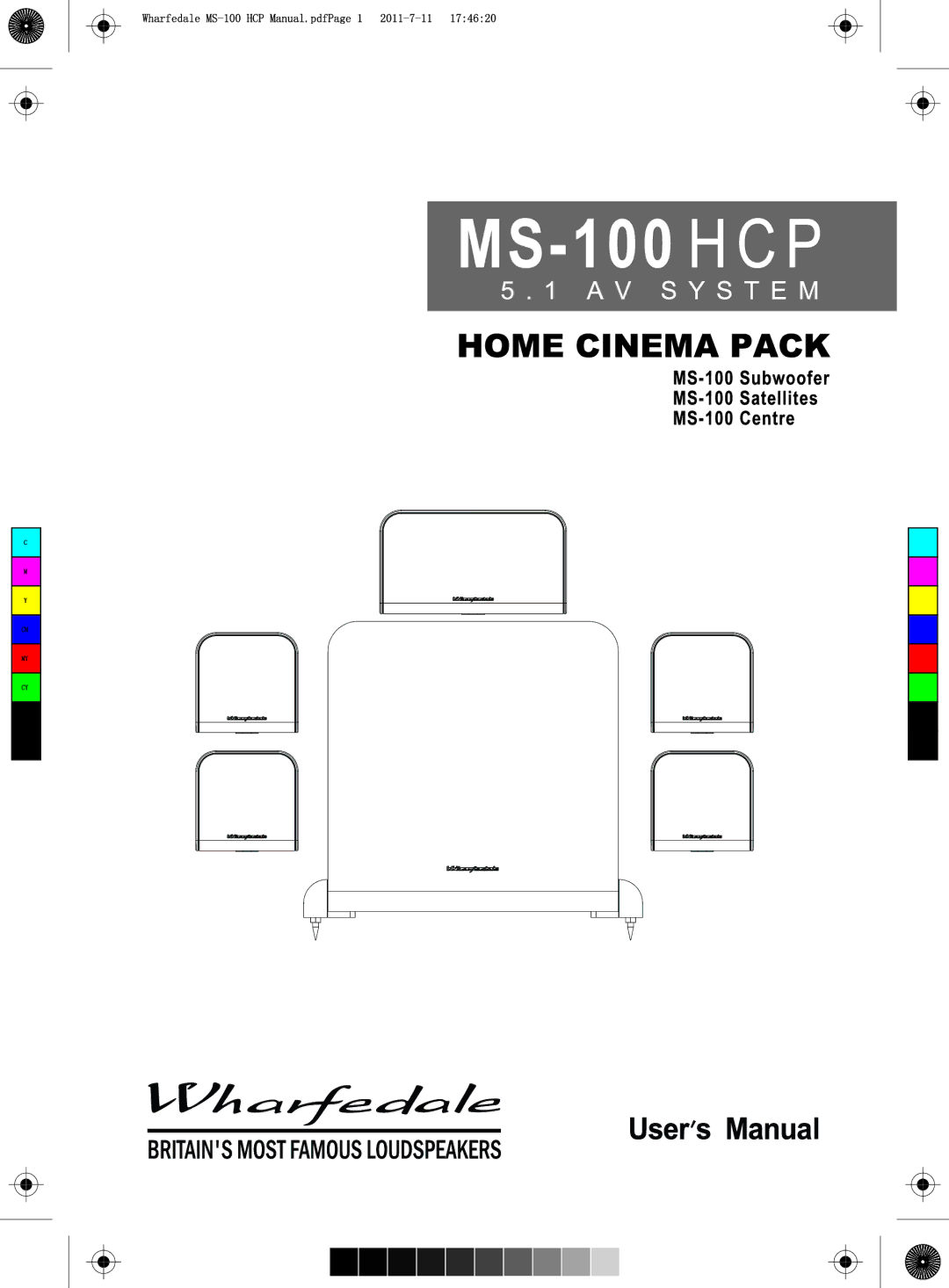 Wharfedale MS-100 HCP manual 