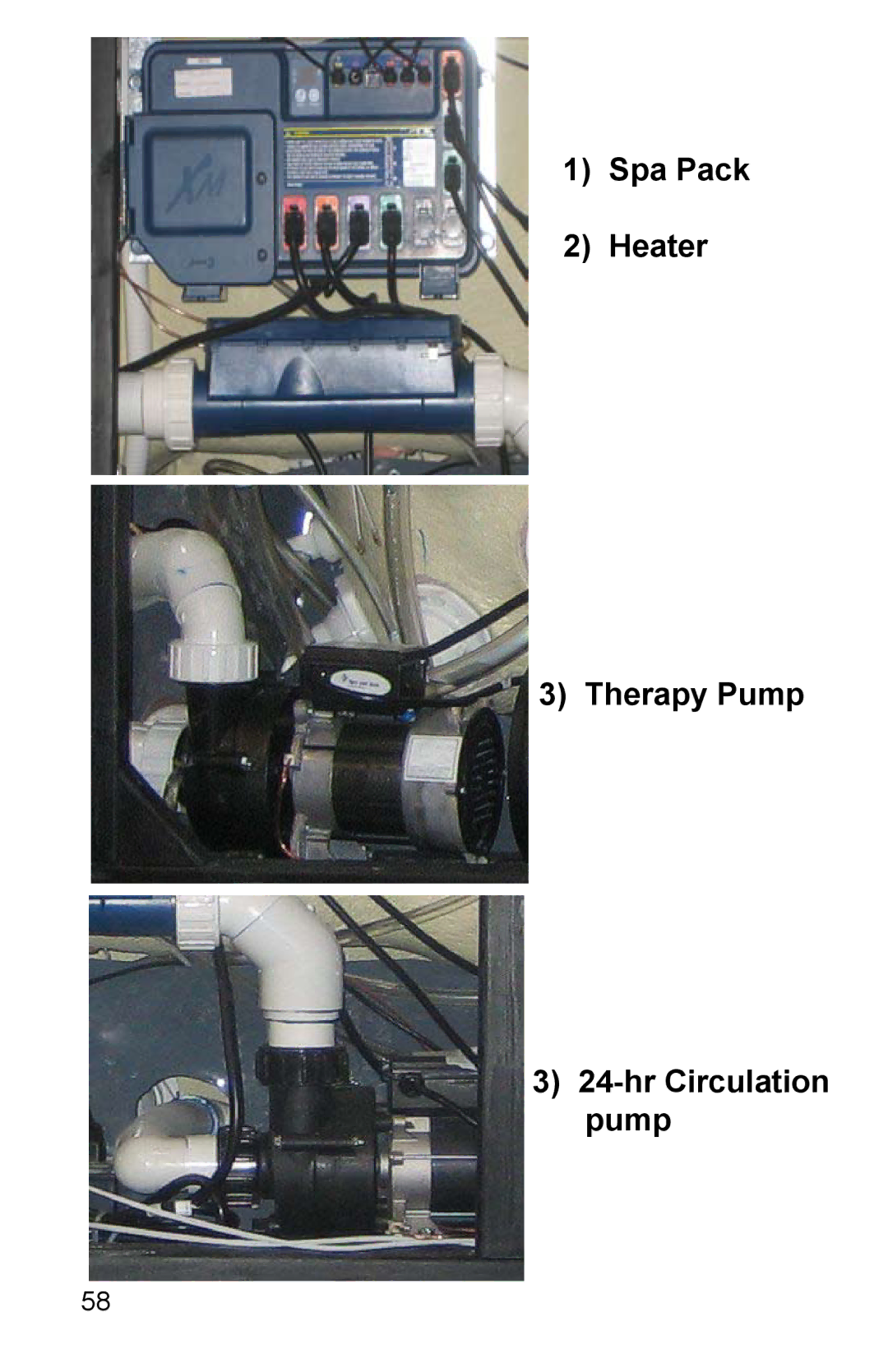 Whirlpool 11-0086-11 owner manual Spa Pack Heater Therapy Pump 