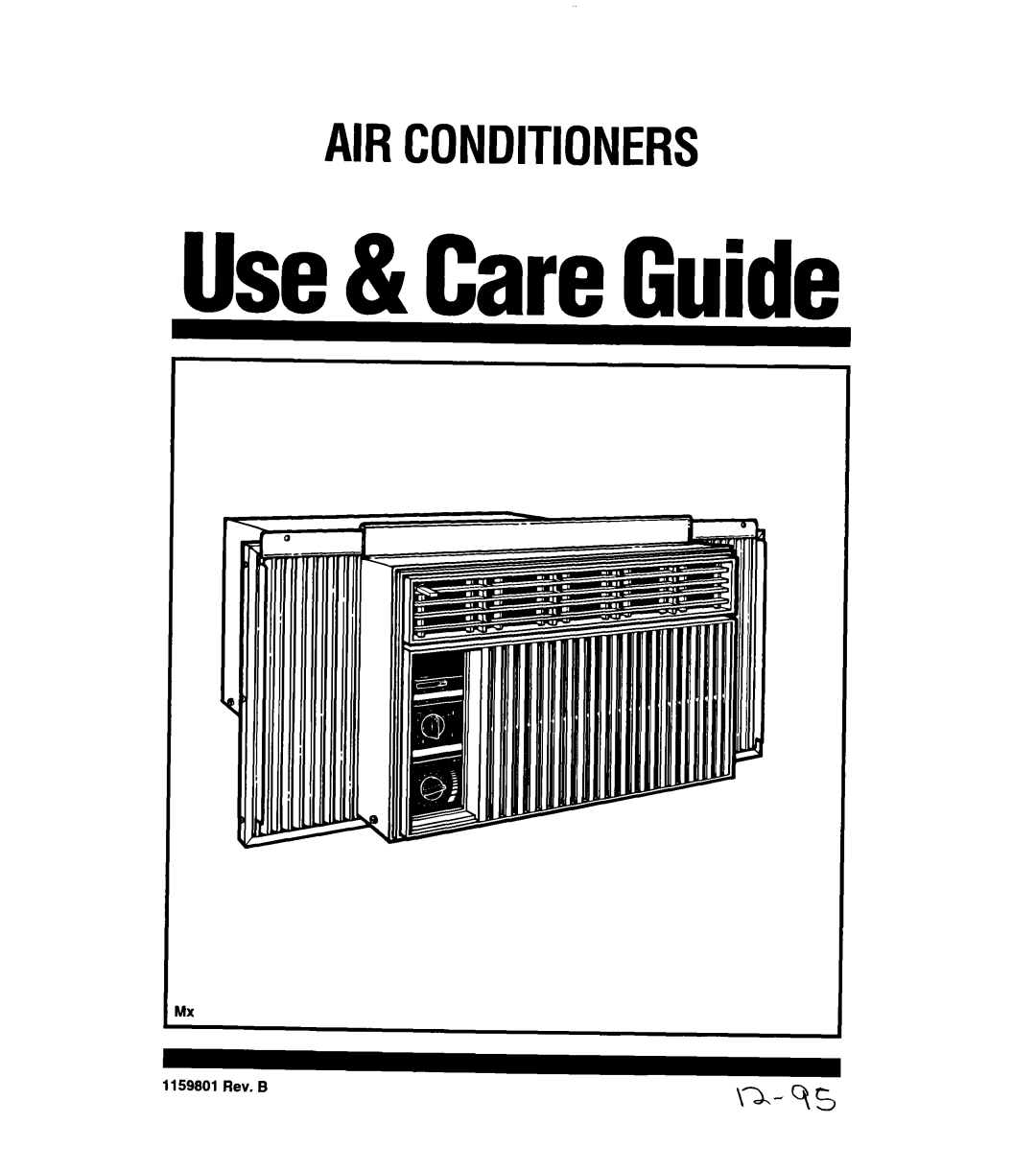 Whirlpool 1159801 manual Airconditioners, Use& CareGuide, 345 