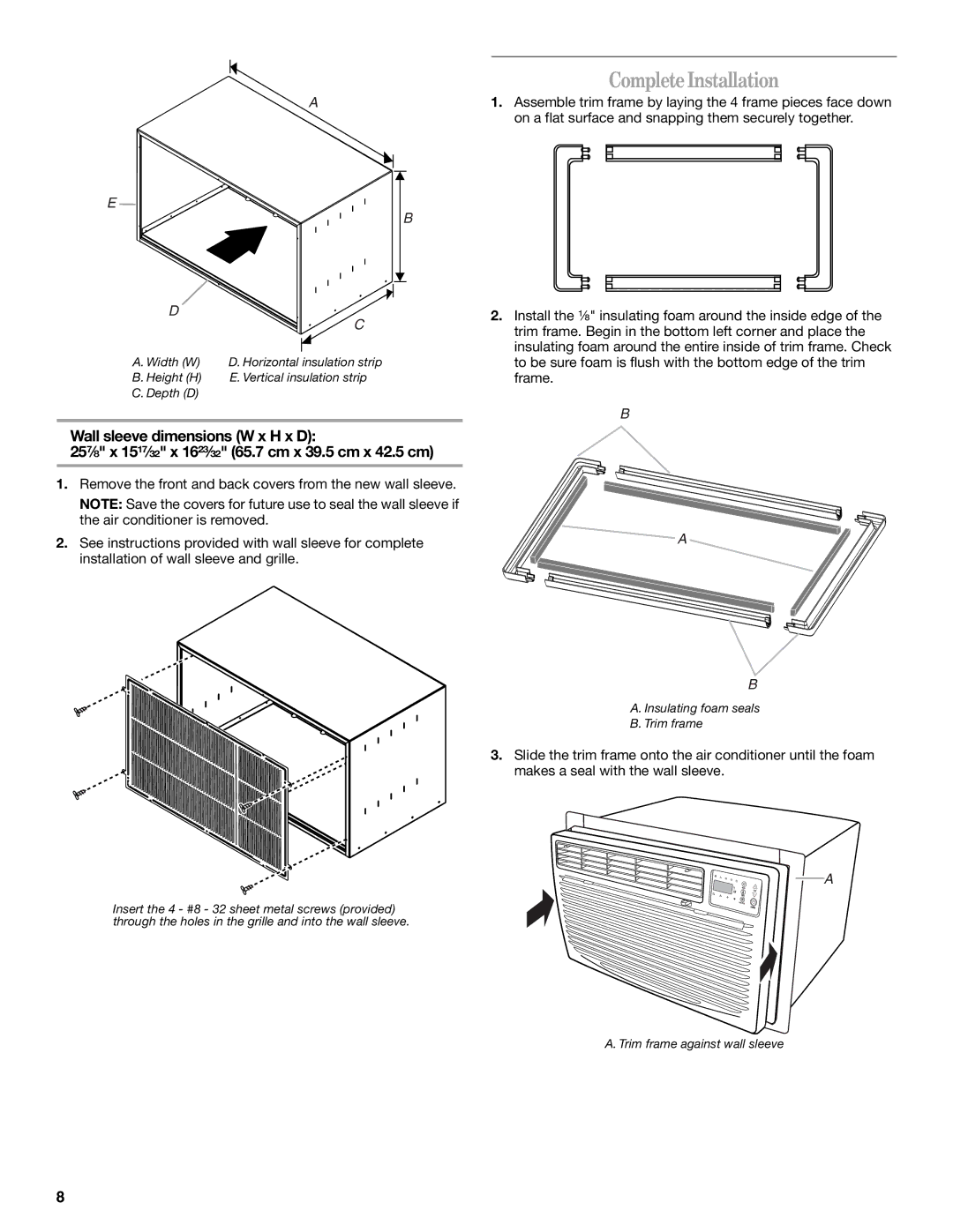 Whirlpool 1188177, 819041994 manual CompleteInstallation 