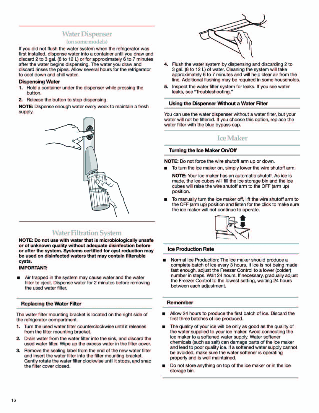 Whirlpool 12828125 manual 