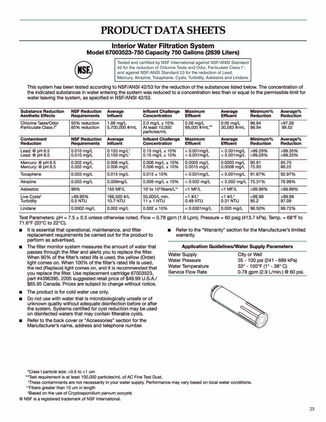 Whirlpool 12828125 manual 