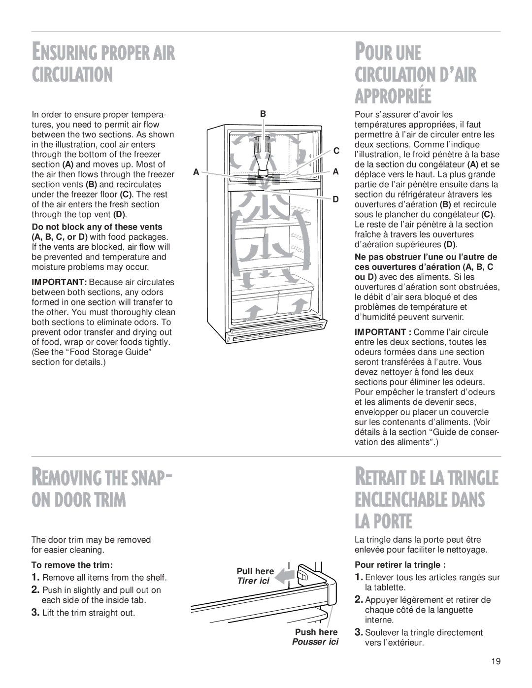 Whirlpool 2199009 manual Pour UNE 