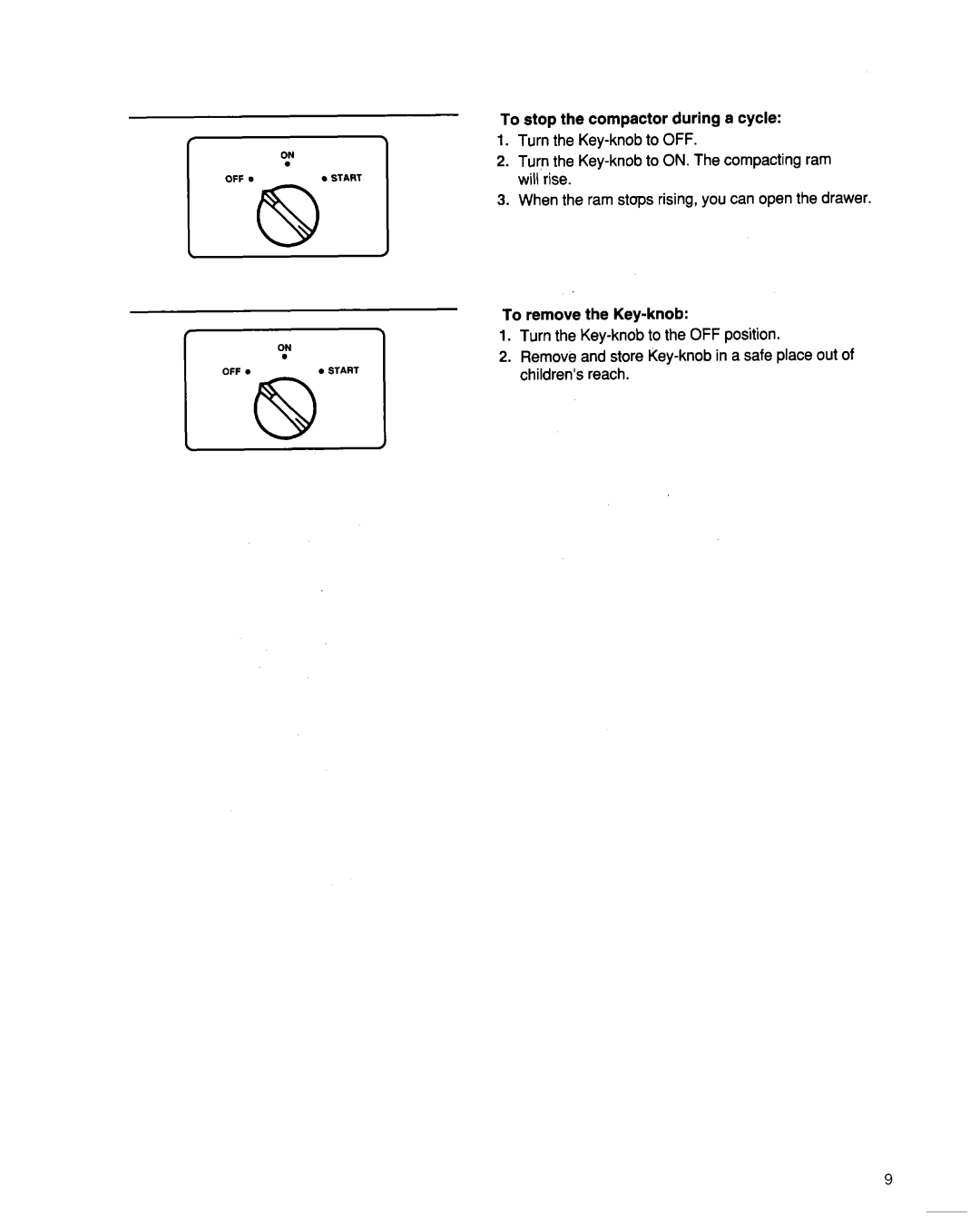 Whirlpool 220-240~volt, 50-Hz Models manual Off 