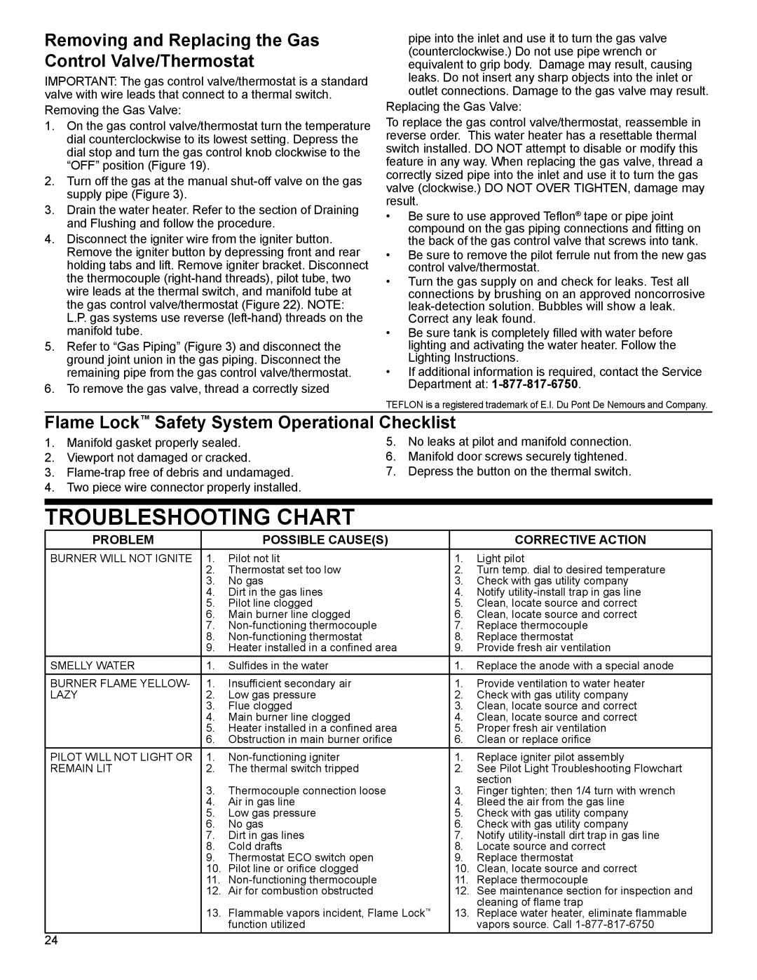 Whirlpool 315420-000, W10100910 warranty Removing and Replacing the Gas Control Valve/Thermostat 