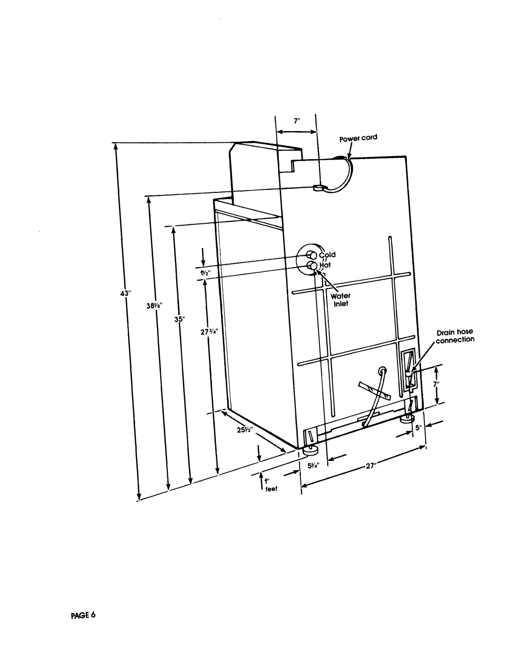 Whirlpool 3354199 installation instructions Feet 