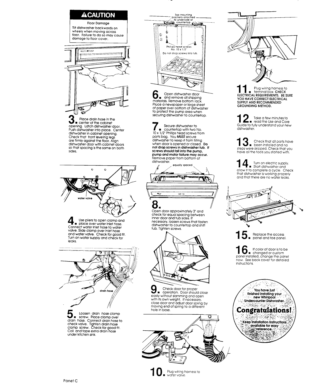 Whirlpool 3369088 installation instructions 