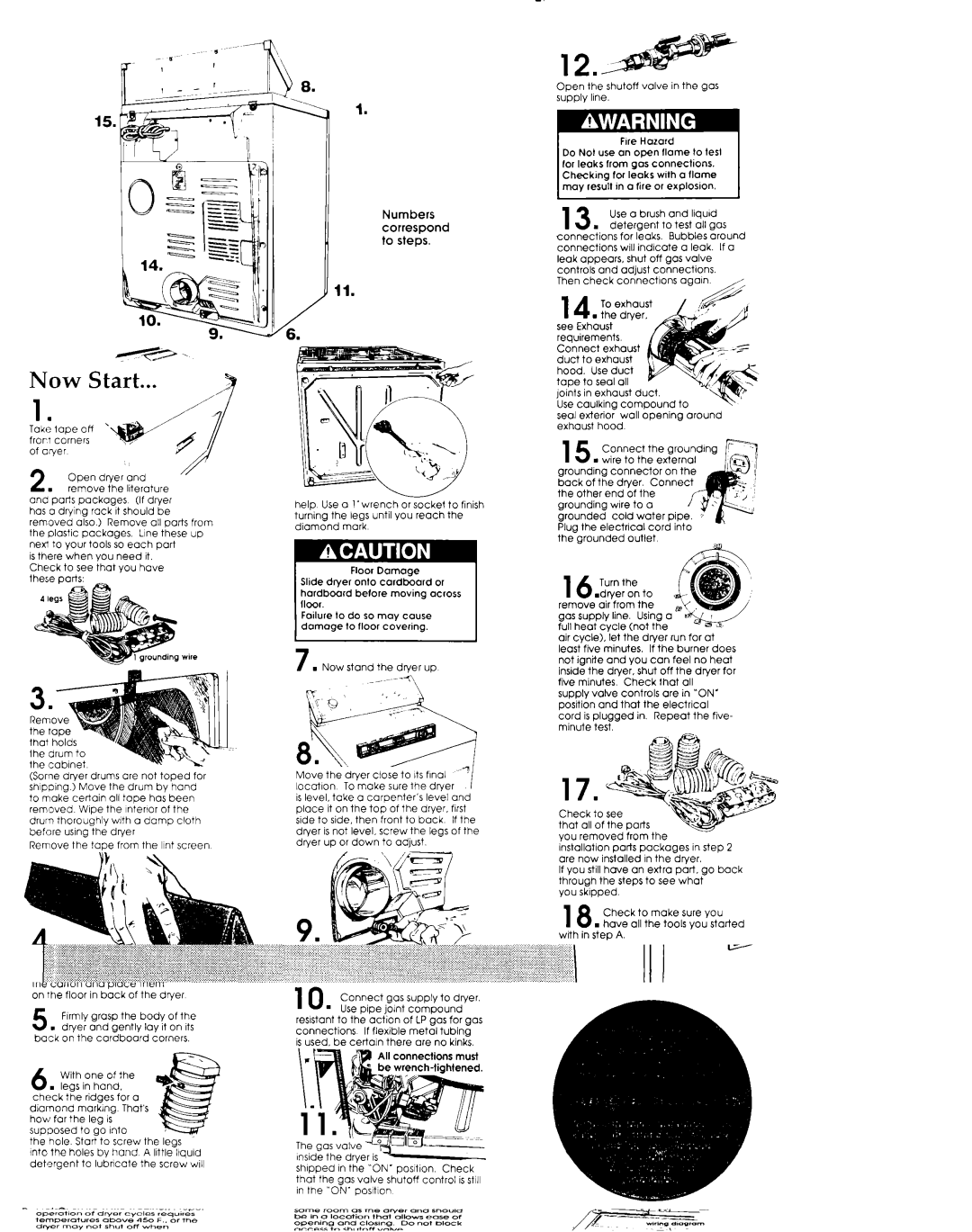 Whirlpool 3393 137 installation instructions Now Start 