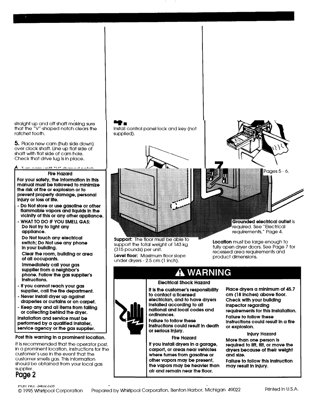 Whirlpool 3402328 manual 