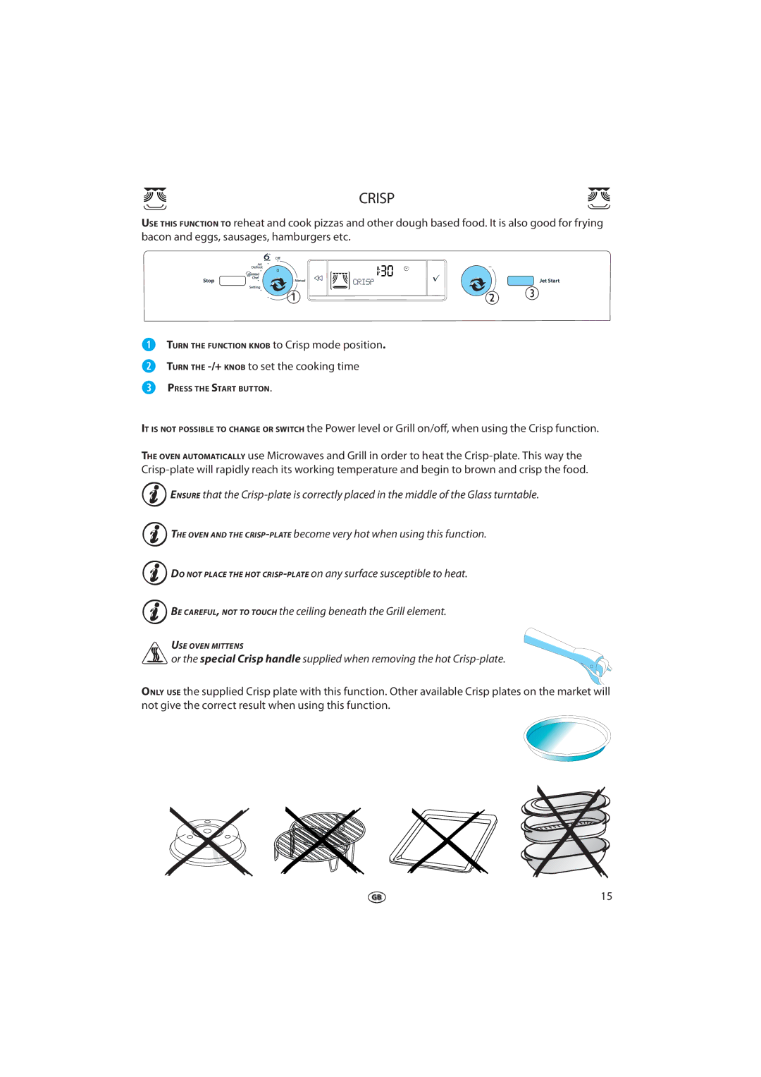 Whirlpool 379 manual Crisp 