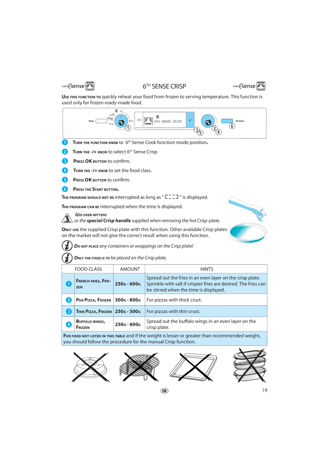 Whirlpool 379 manual 6TH Sense Crisp 