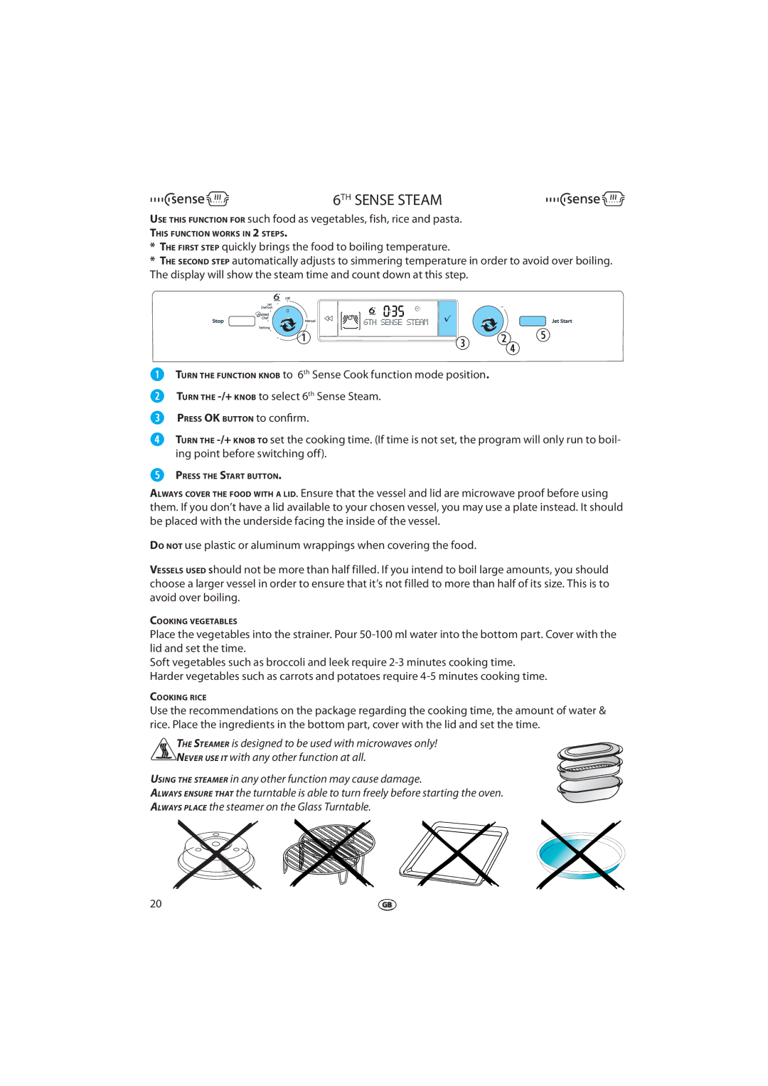 Whirlpool 379 manual 6TH Sense Steam 