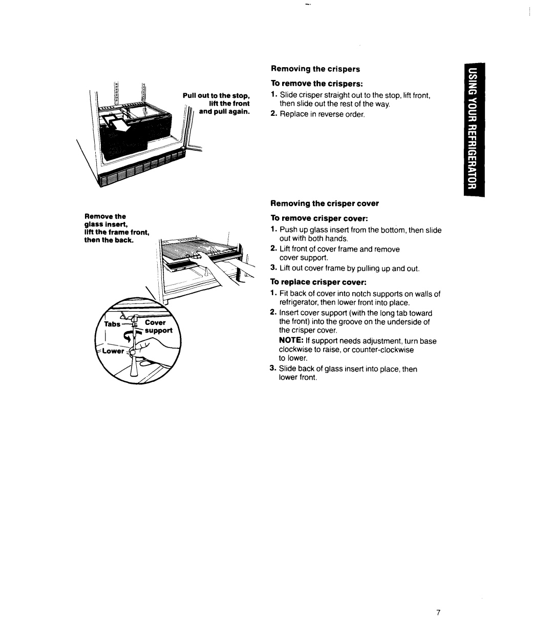 Whirlpool 3Ell8GK manual Remove the glass insert 