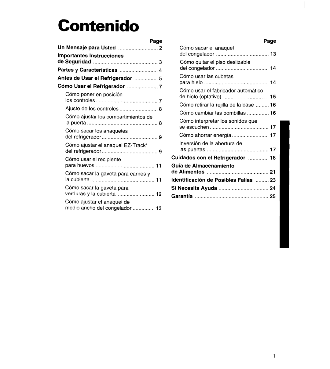 Whirlpool 3ET22DKXDN00 manual Contenido 