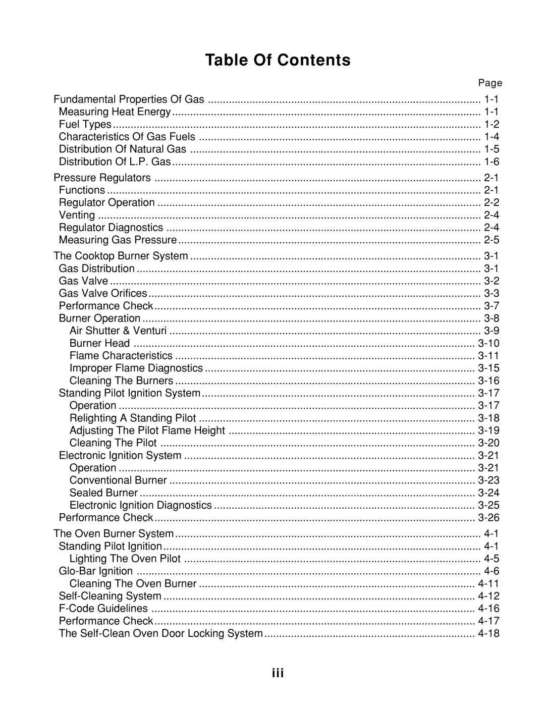 Whirlpool 4322452 manual Table Of Contents 