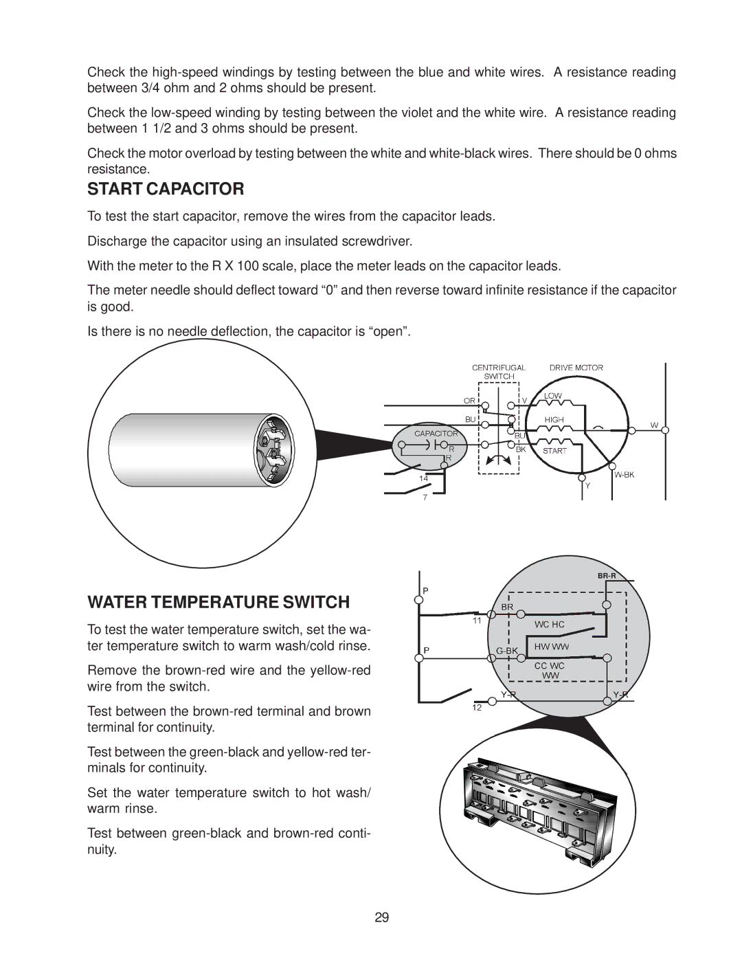 Whirlpool 4322616 manual Start Capacitor 