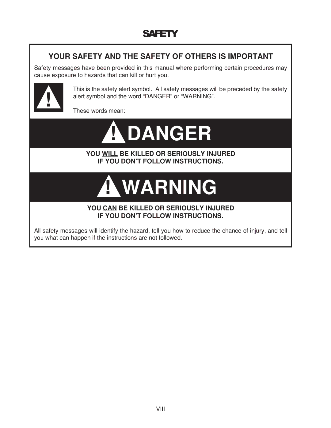 Whirlpool 4322616 manual Safety 