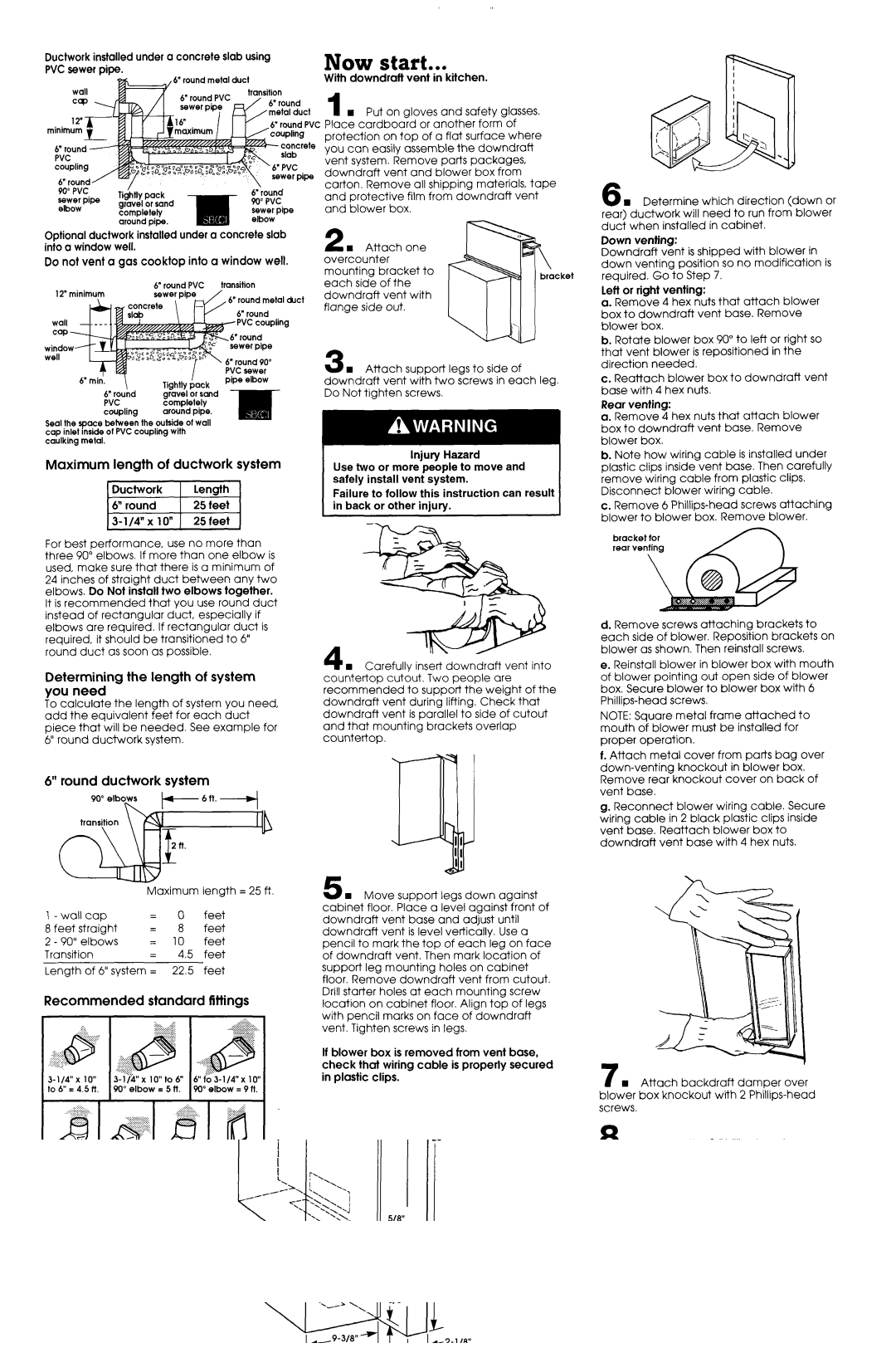 Whirlpool 4.32E+13 installation instructions Now start, ~~~~~~ 