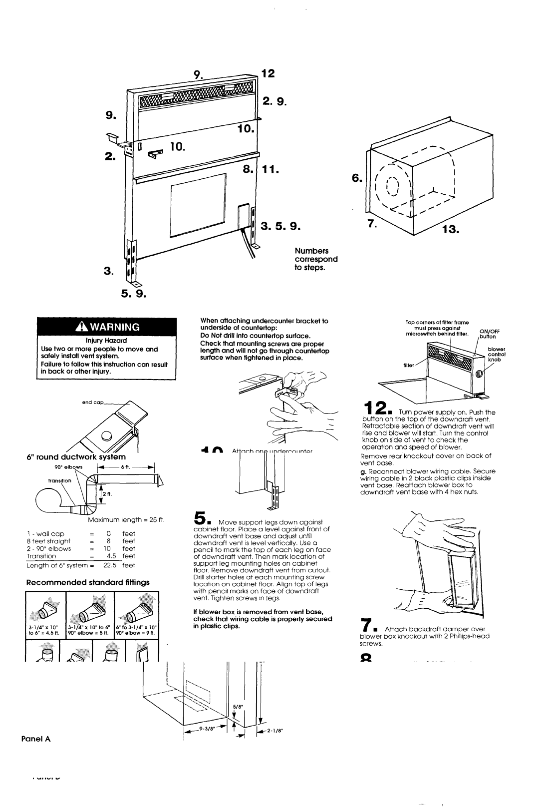 Whirlpool 4.32E+13 installation instructions Congratulations, Panel D 