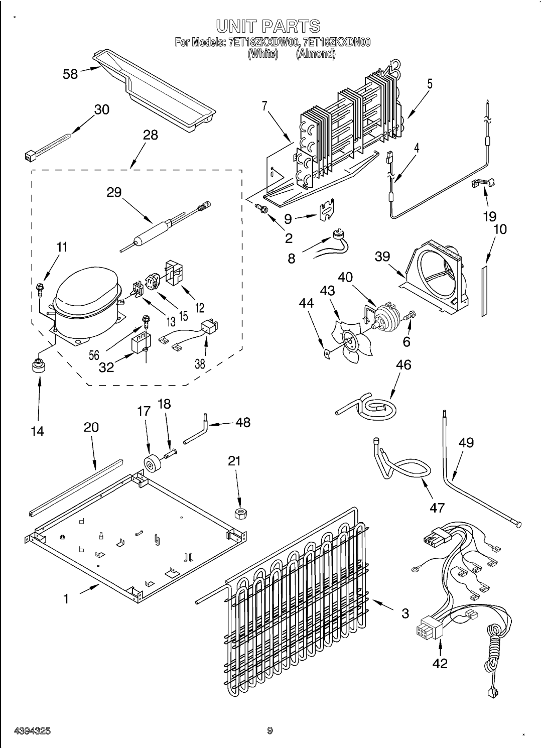 Whirlpool 4394325 manual 