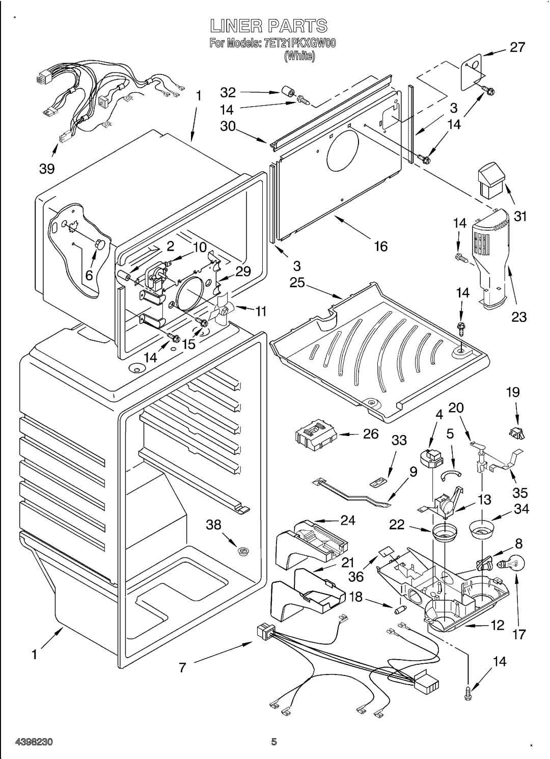 Whirlpool 4398230 manual 