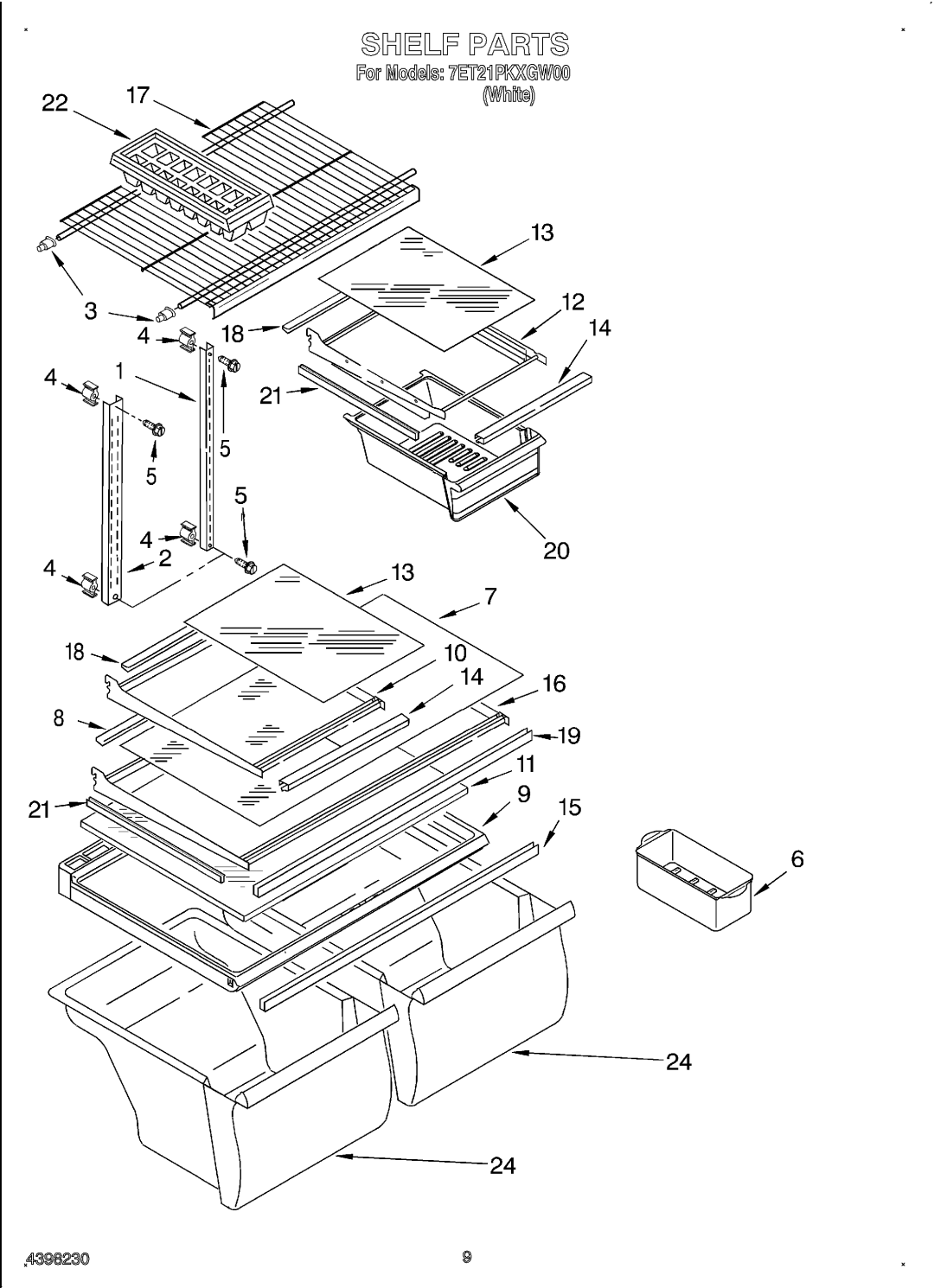 Whirlpool 4398230 manual 