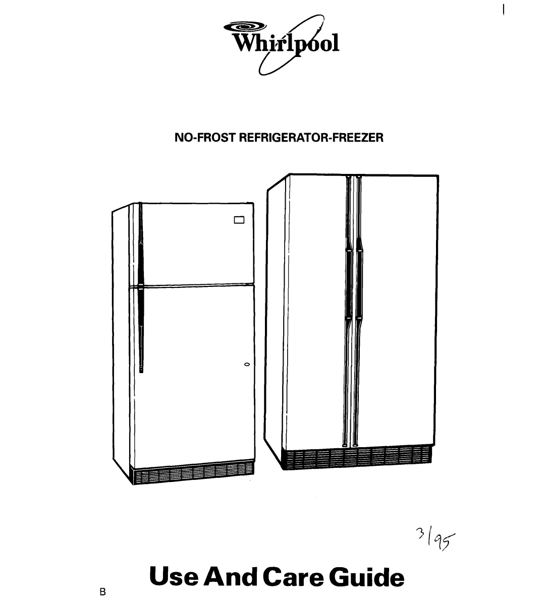 Whirlpool 4YED27DQDN00 manual 319,F, Use And Care Guide 