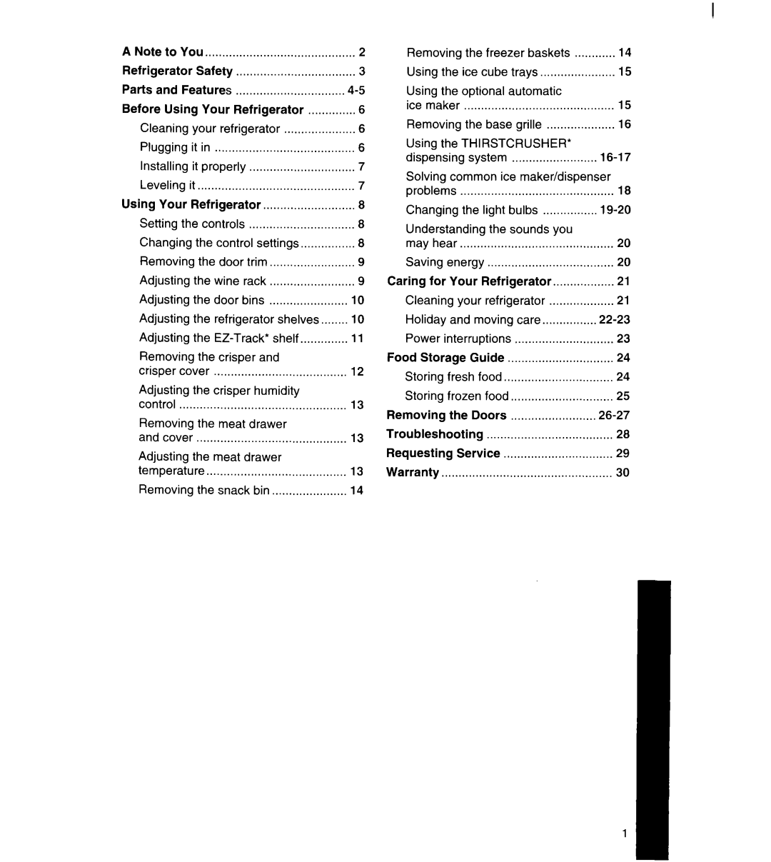 Whirlpool 4YED27DQDN00 manual Removing 