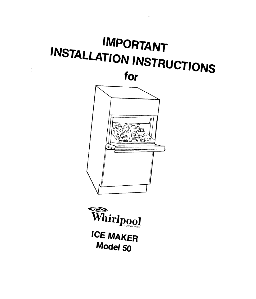 Whirlpool 50 manual 