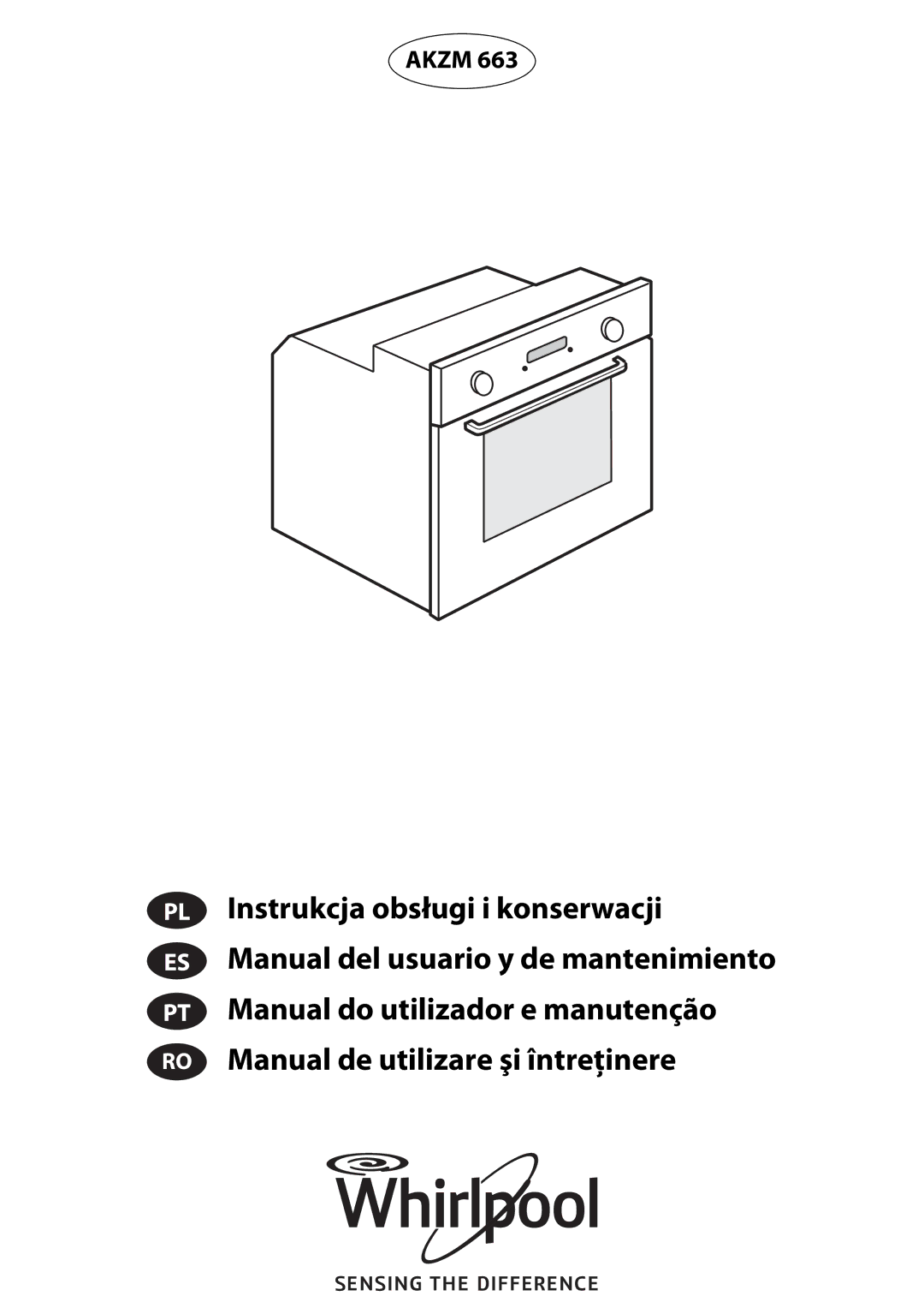 Whirlpool 663 manual do utilizador Akzm 