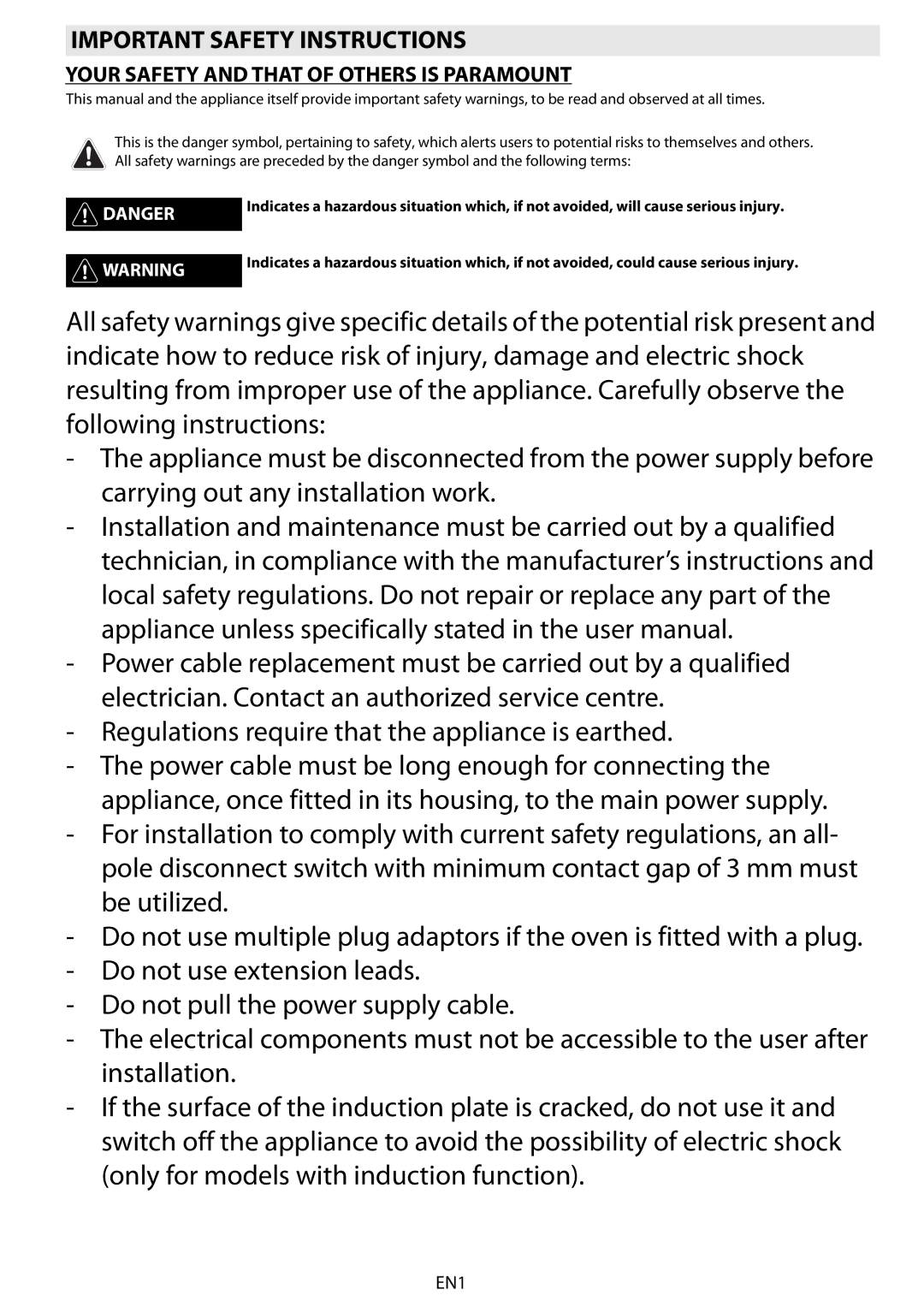 Whirlpool 663 manual do utilizador Important Safety Instructions, Your Safety and That of Others is Paramount 