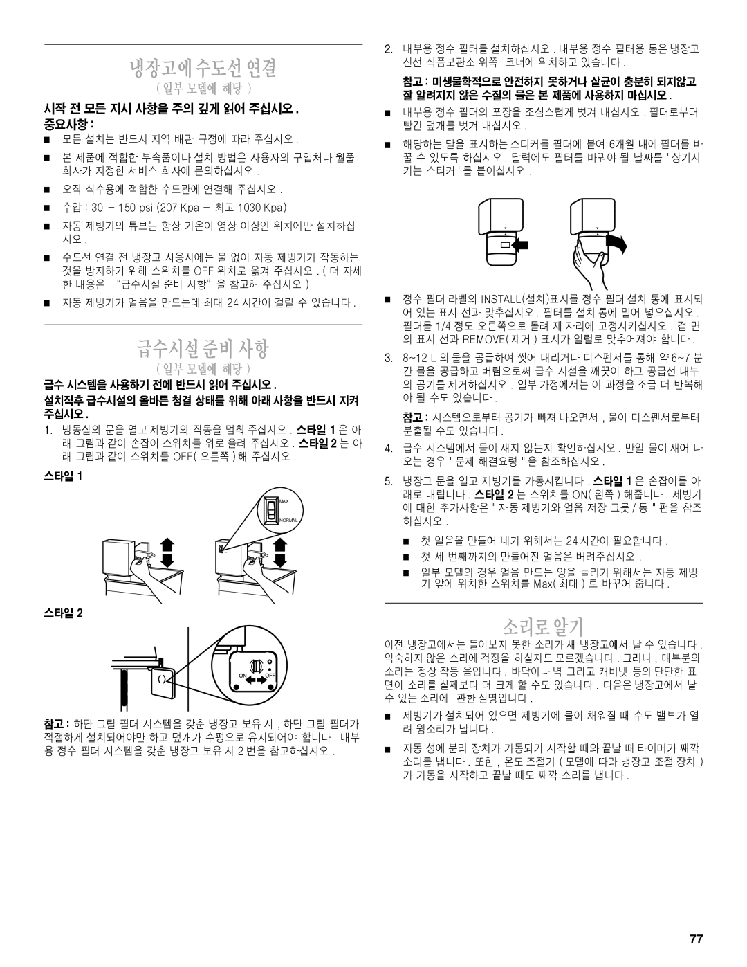 Whirlpool 2211657, 6GD27DFXFS01 manual MAX Normal 