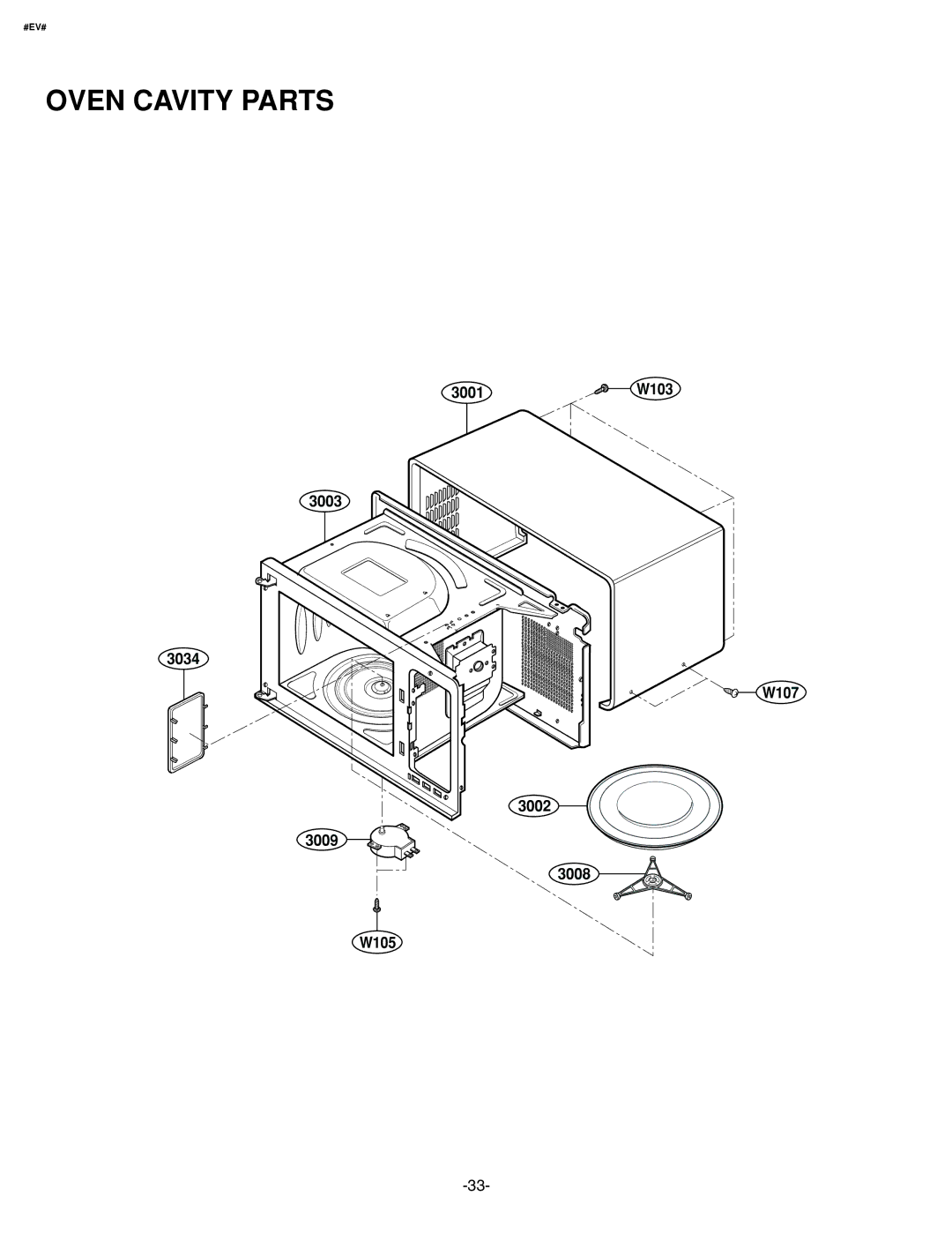 Whirlpool 721.663398 manual Oven Cavity Parts 