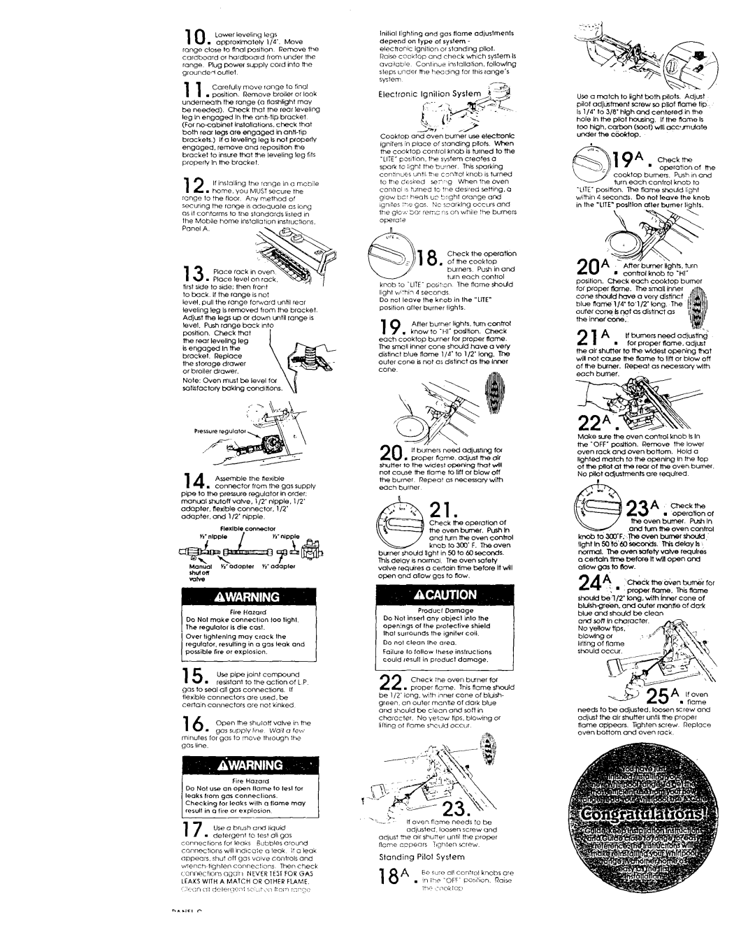 Whirlpool 76612-0014315709 installation instructions Towerlevelinglegs, NowQasto rlow 