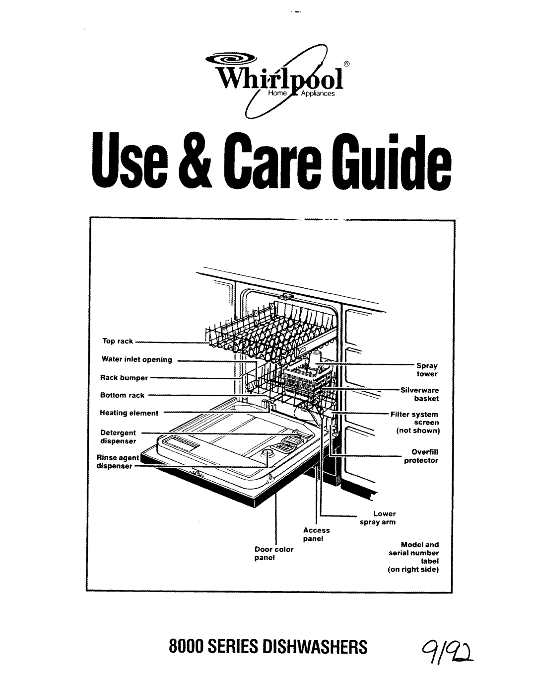 Whirlpool 8000 Series manual 