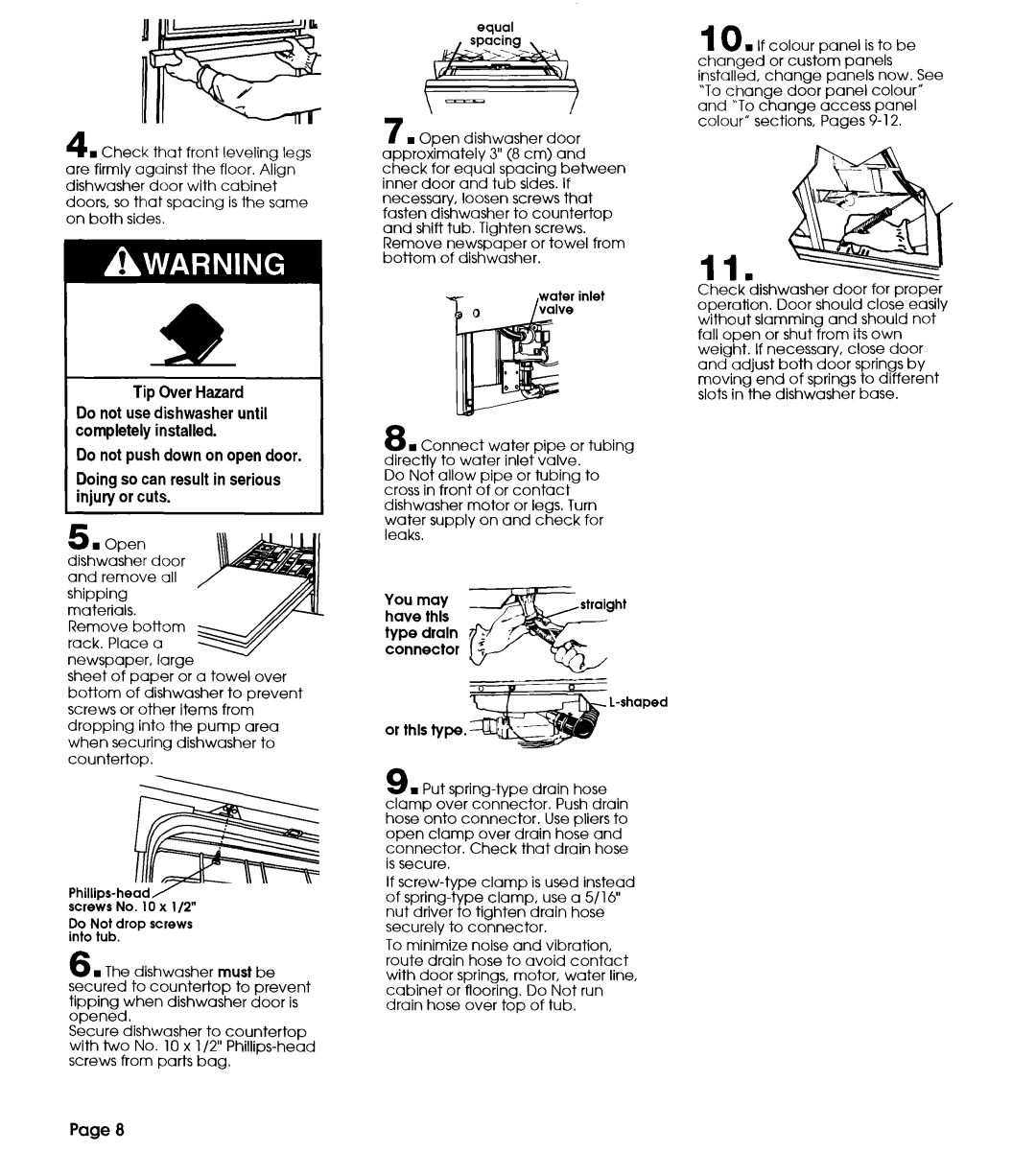 Whirlpool 801 installation instructions You may Have, Type, Connector, Or this type 