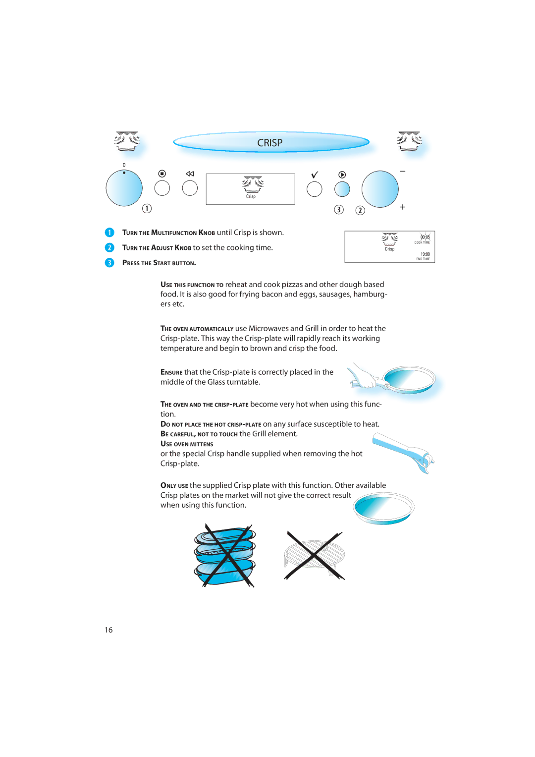 Whirlpool 832, 836 quick start  , Crisp 