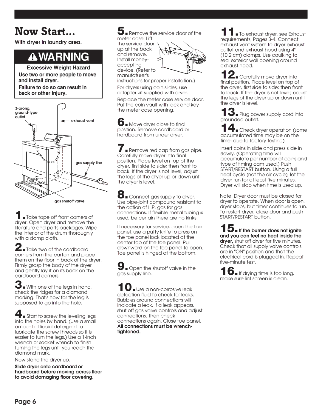 Whirlpool 8527809 installation instructions Now Start 