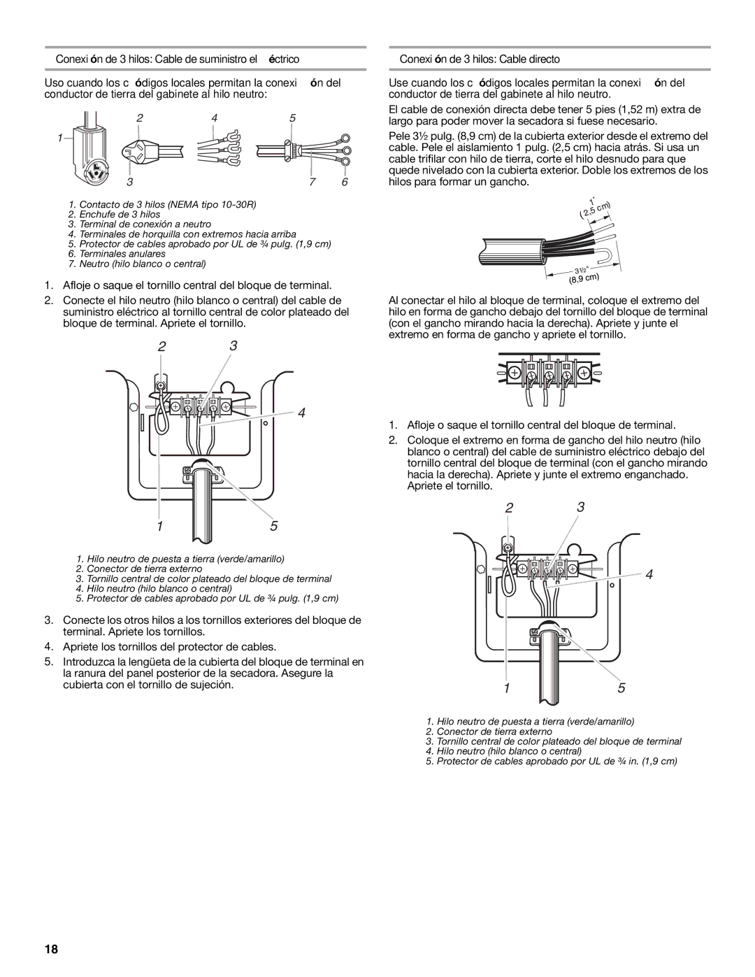 Whirlpool 8535899 installation instructions Apriete el tornillo 