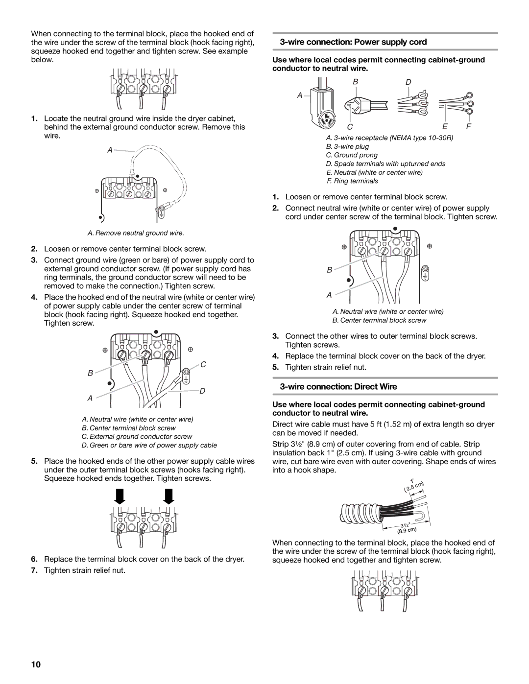 Whirlpool 8565592B manual Ce F 