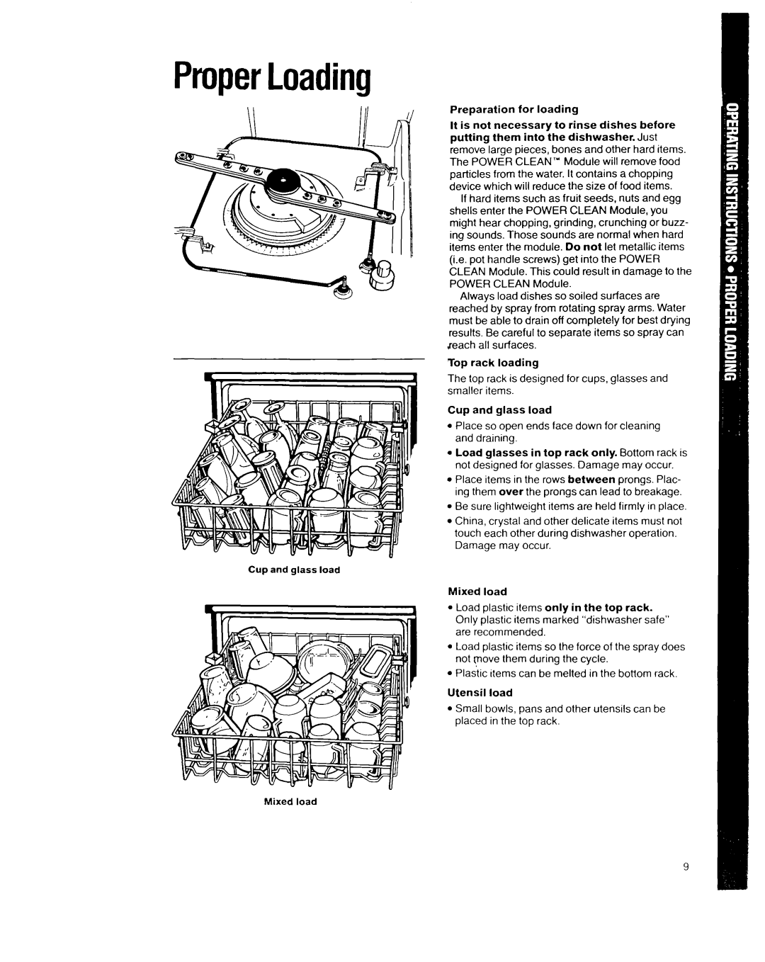 Whirlpool 8700 Series manual ProperLoading 