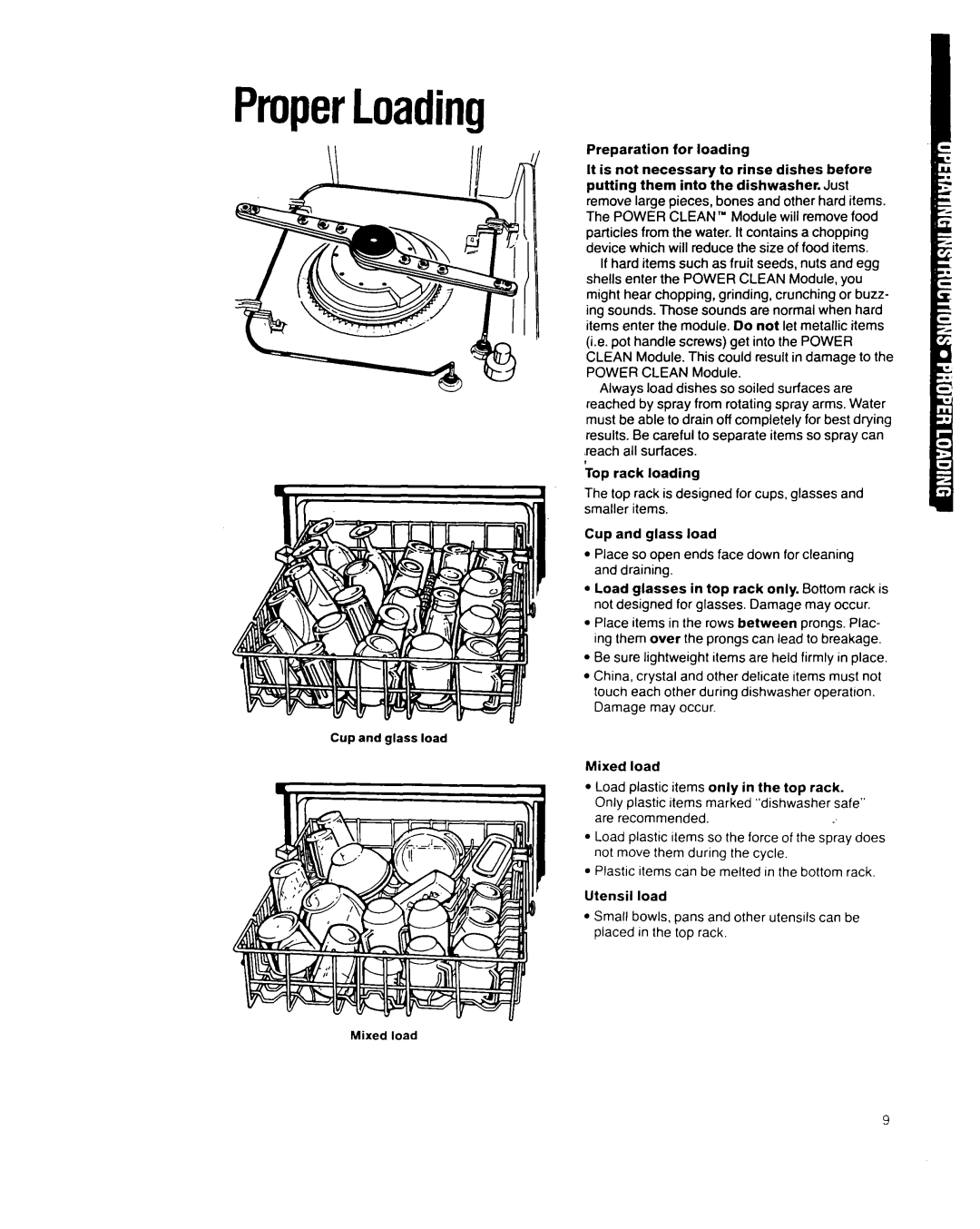 Whirlpool 8700 manual ProperLoading 